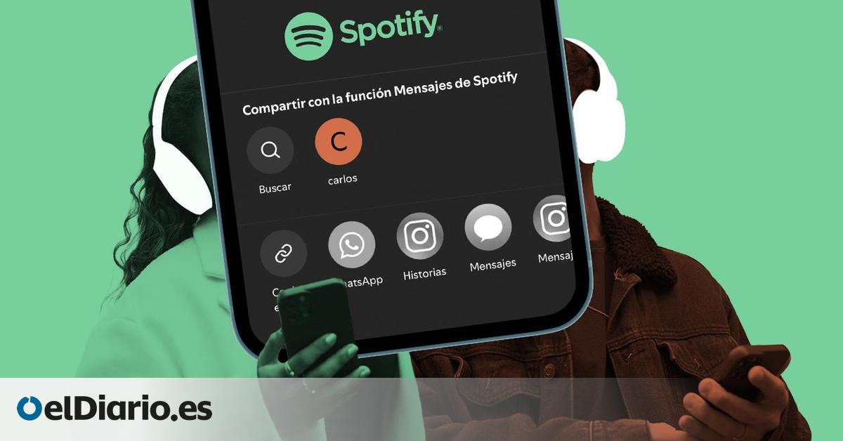 Spotify sabe con quién compartes las canciones que escuchas y su nueva función desvela lo que enviaste hace años
