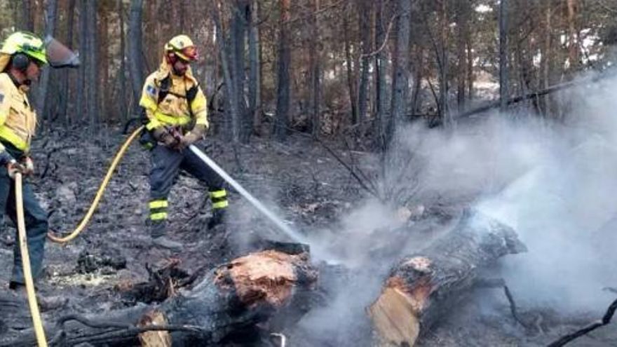 Casi 700 efectivos menos y bomberos "exhaustos": el "desastre total" de los incendios de La Mierla y Almorox
