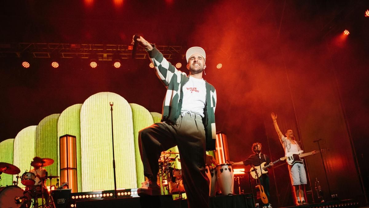 Imagen de archivo del cantante Nil Moliner durante una actuación en Castellón