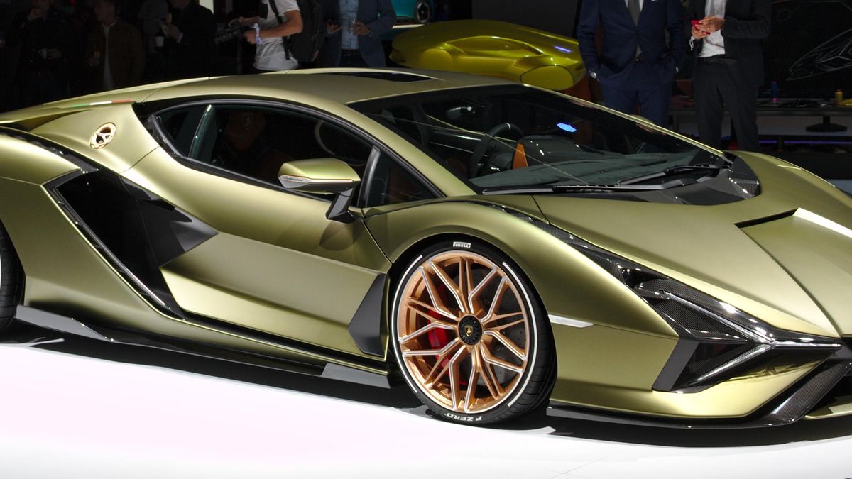 Un coche de la marca Lamborghini.