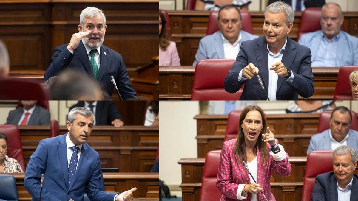 El Gobierno de CC y PP dice que Canarias va "mejor" y el PSOE le reprocha que ha "vendido mucho y hecho muy poquito"