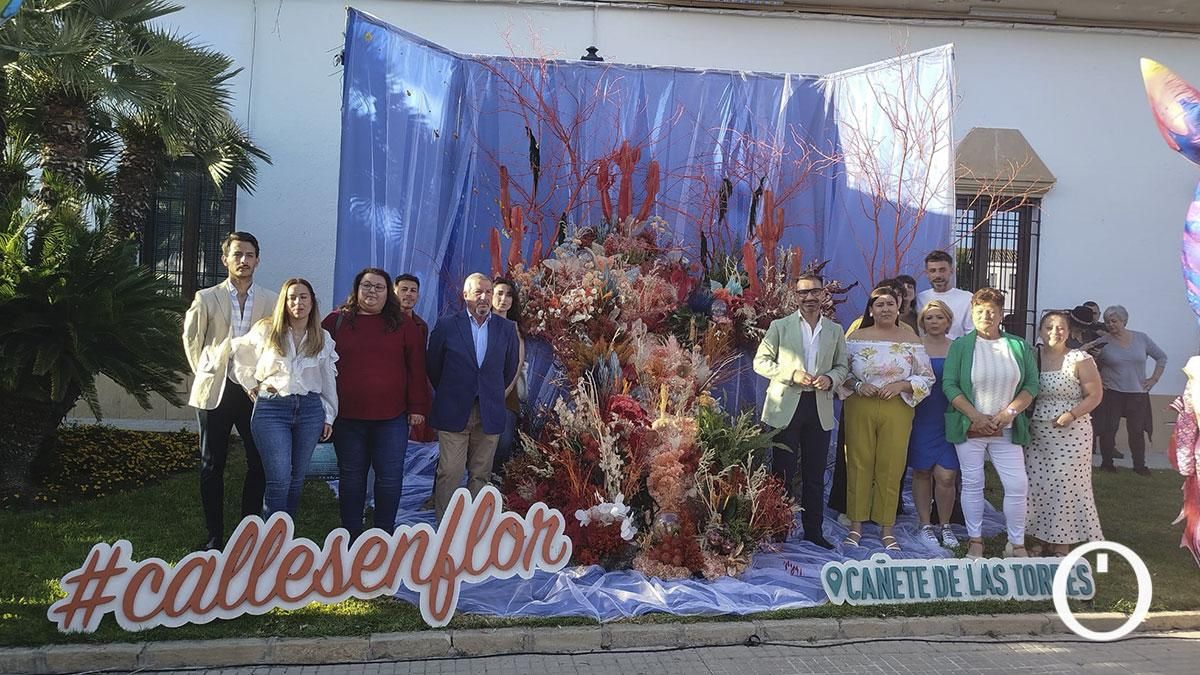 El mundo marino emerge en las Calles en Flor de Cañete