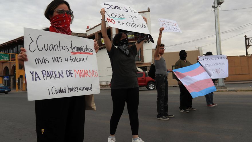 Colectivos mexicanos protestan ante ola de feminicidios en fronteriza Ciudad Juárez