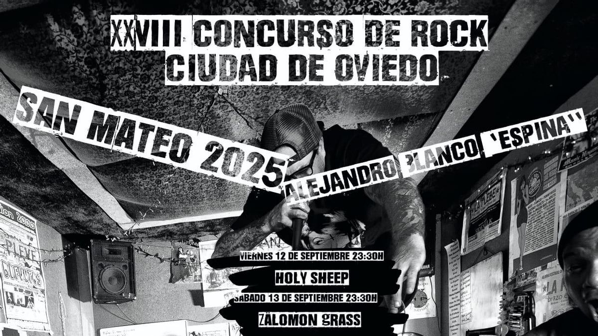 San Mateo calienta motores para la XXVIII edición del histórico concurso de rock Ciudad de Oviedo