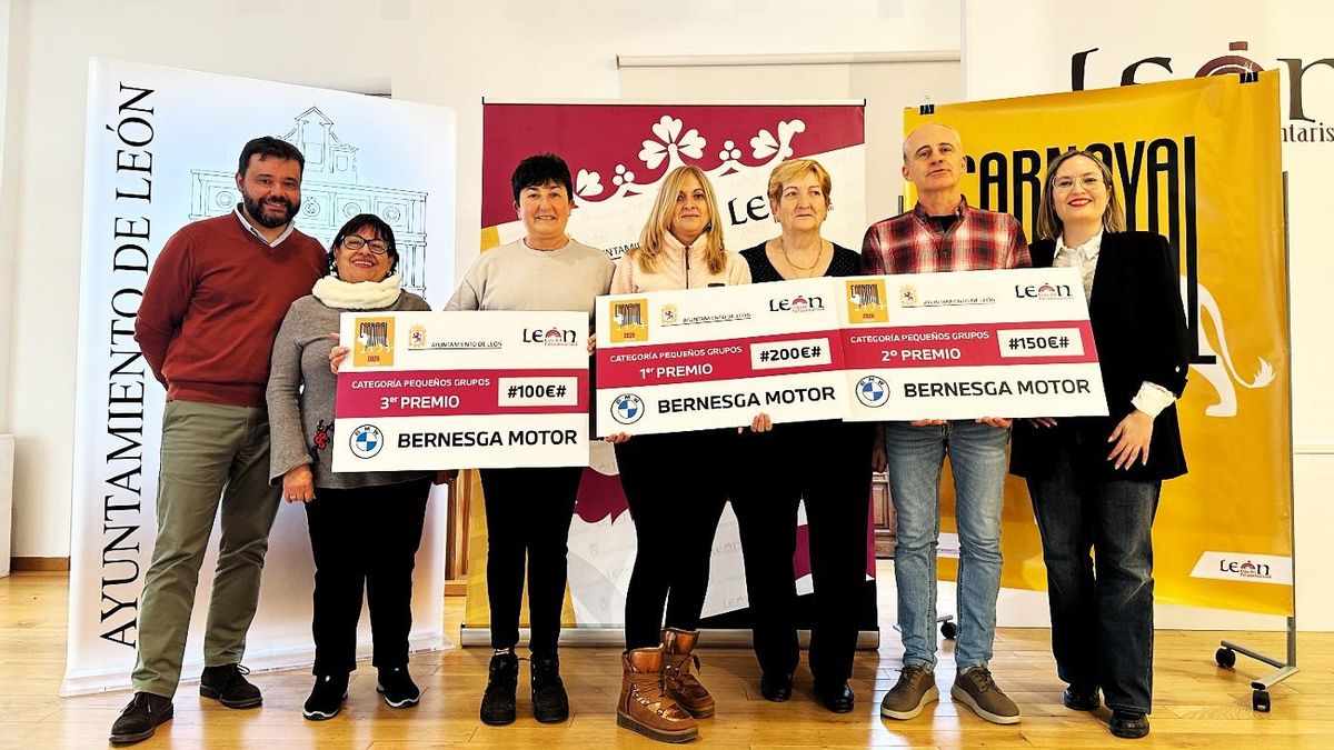 El Ayuntamiento de León entrega los premios a los mejores disfraces del Carnaval 2026