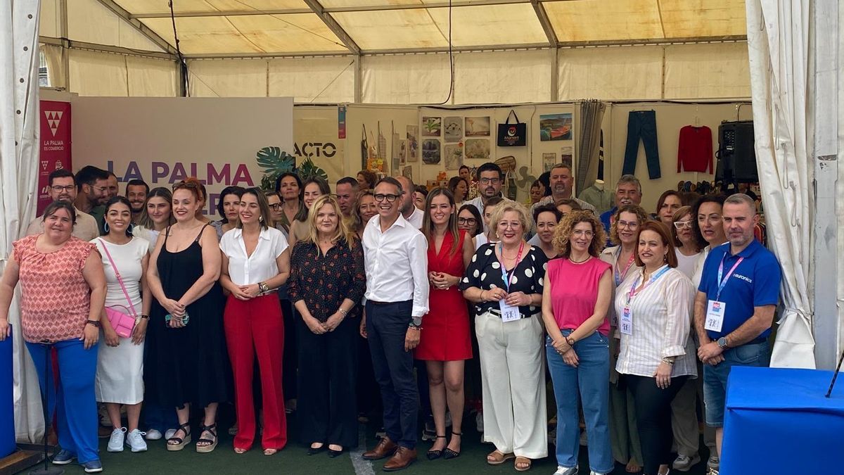 Inauguración de la Feria Empresarial y Comercial de La Palma.