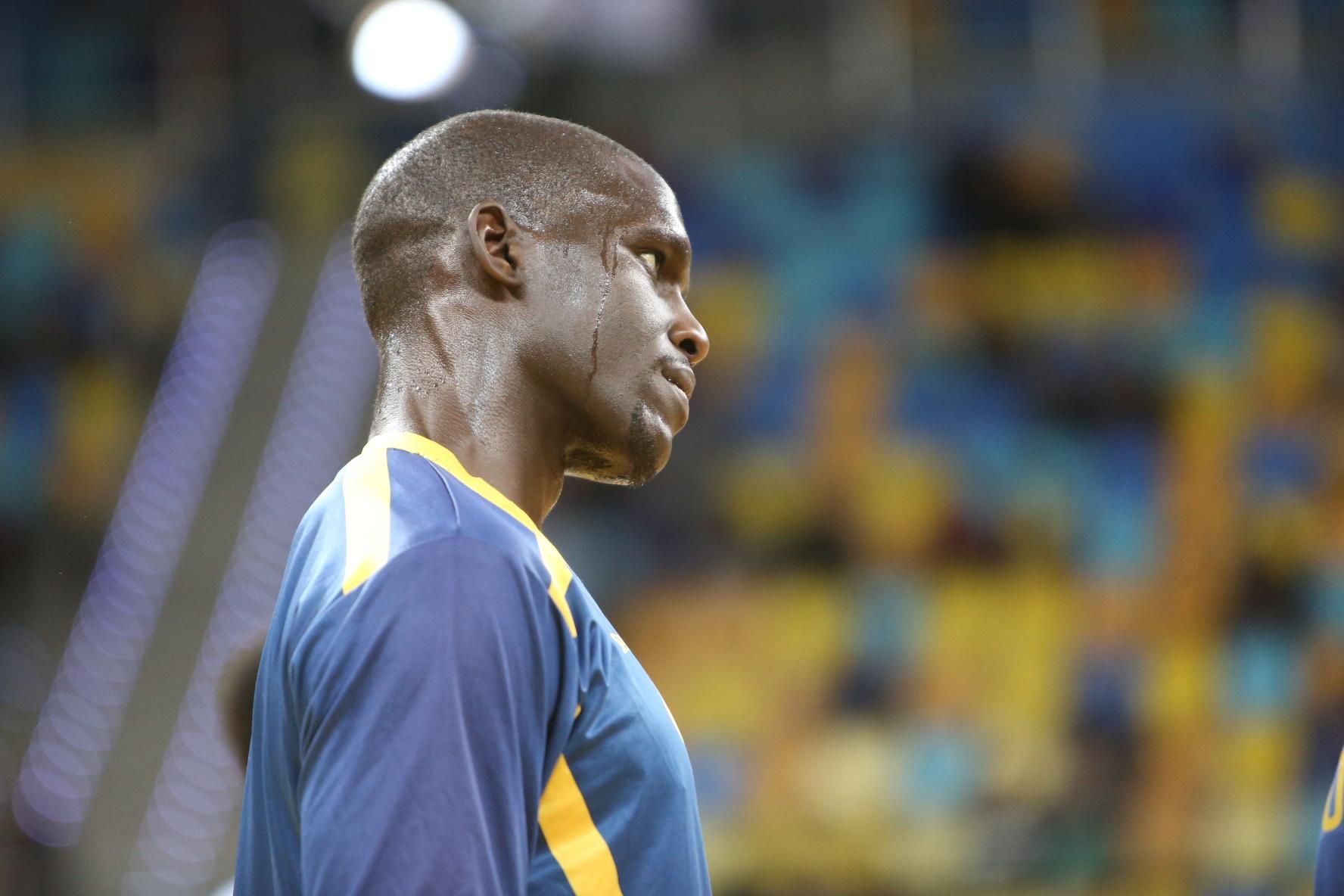 Partido entre el Herbalife Gran Canaria y Hapoel Jerusalen disputado en el Gran Canaria Arena. (Alejandro Ramos).
