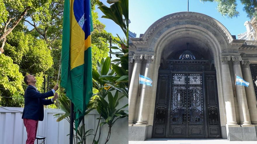 Brasil se hará cargo de la embajada argentina en Venezuela y Milei agradeció por redes sociales