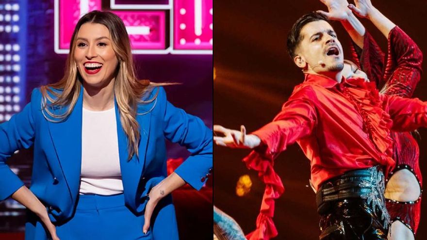 Eva Soriano hace un dueto con WRS para una versión paródica de su 'Llámame' en Eurovisión 2022