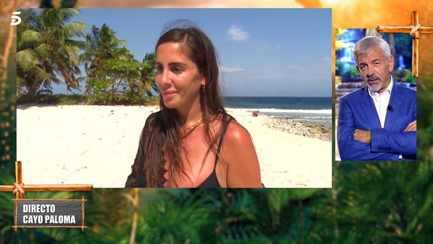 Anabel Pantoja en su conexión con Carlos Sobera