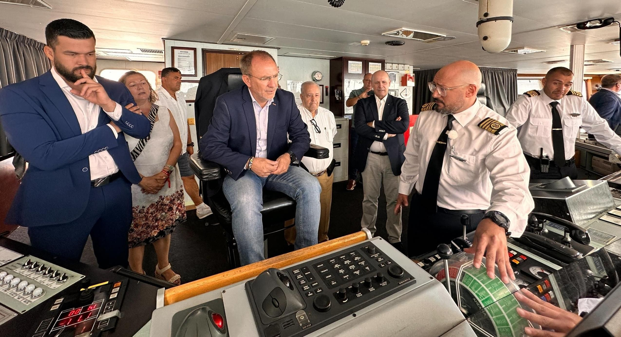 Presentación de la nueva ruta logística para el transporte de mercancías de Fred. Olsen.