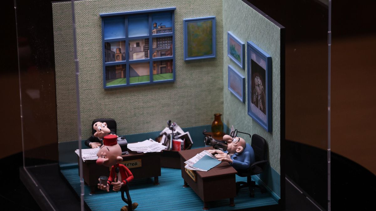 Detalle de diorama del Botones Sacarino