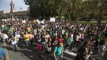 Manifestaciones en 30 localidades en el segundo día de huelga estudiantil