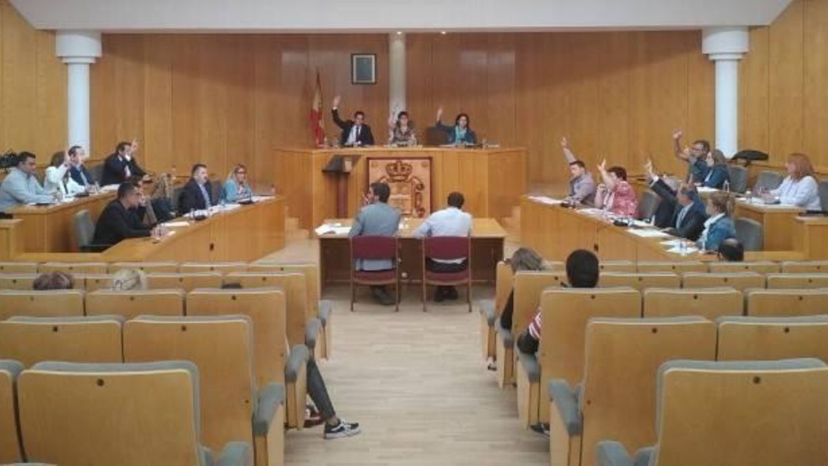 Pleno del Ayuntamiento de San Andrés del Rabanedo, en una imagen de archivo.