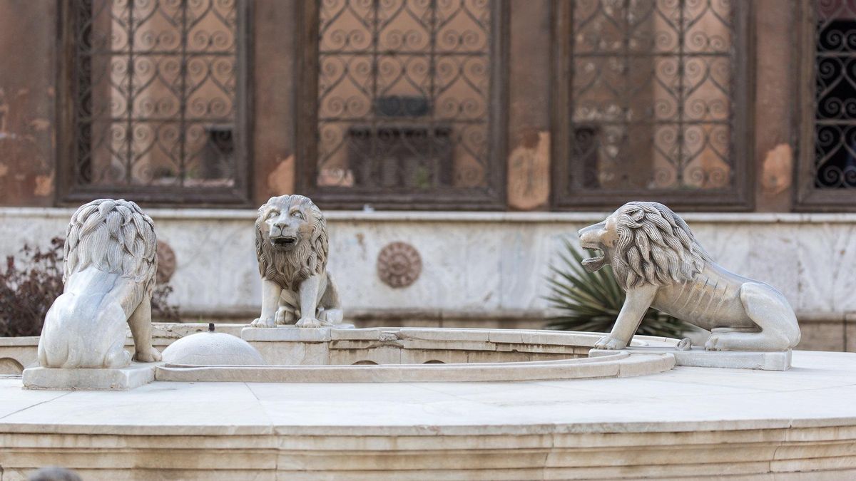 Fuente de Los Leones en el Palacio de Gawhara. Este recinto recuerda a Topkapi y se levantó sobre los sucesivos palacios que ocuparon este lugar a lo largo de los siglos.