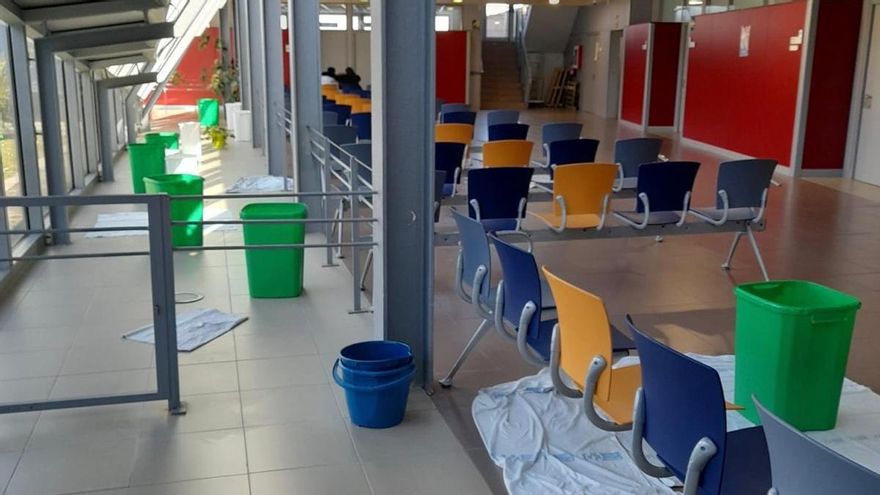 "Goteras crónicas" en el centro de salud de Santo Domingo de la Calzada