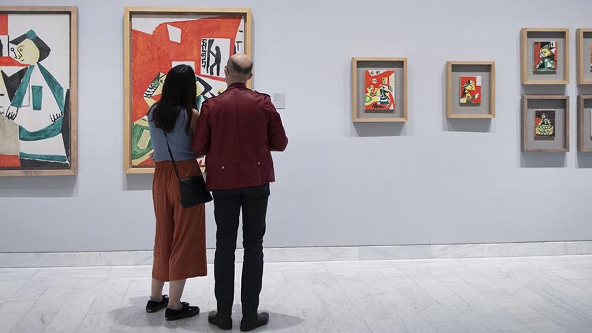 Una de las salas del Museu Picasso de Barcelona.