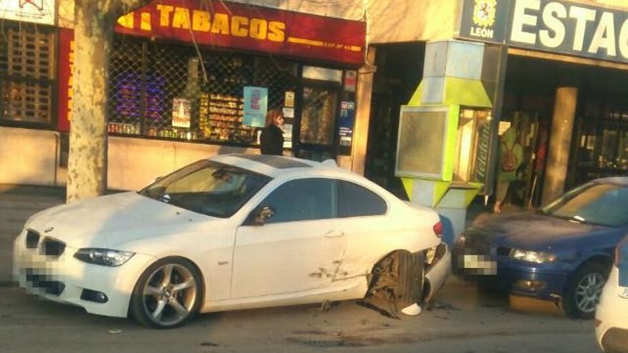 Accidente Estación Autobuses León. @Radar_León