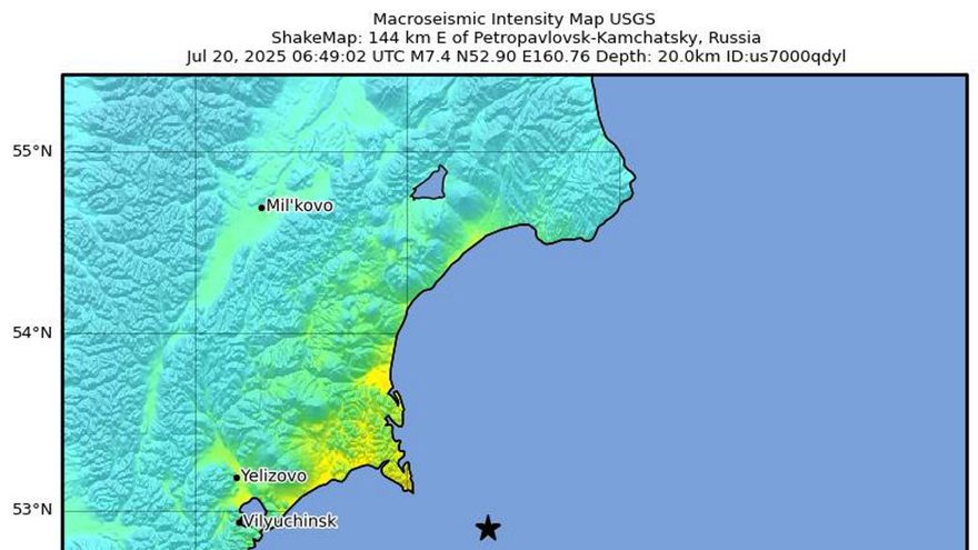 EE.UU. emite alerta de tsunami en Hawaii y partes de Alaska por sismo de 8,7 en Kamchatka