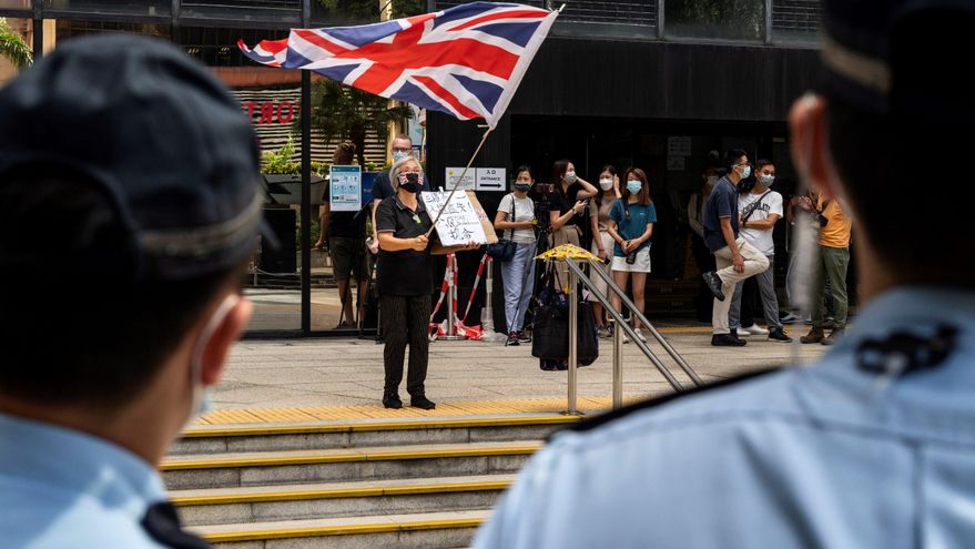 Penas de hasta 18 meses a varios activistas hongkoneses por convocar una protesta