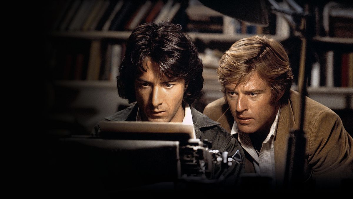Dustin Hoffman y Robert Redford en 'Todos los hombres del presidente'