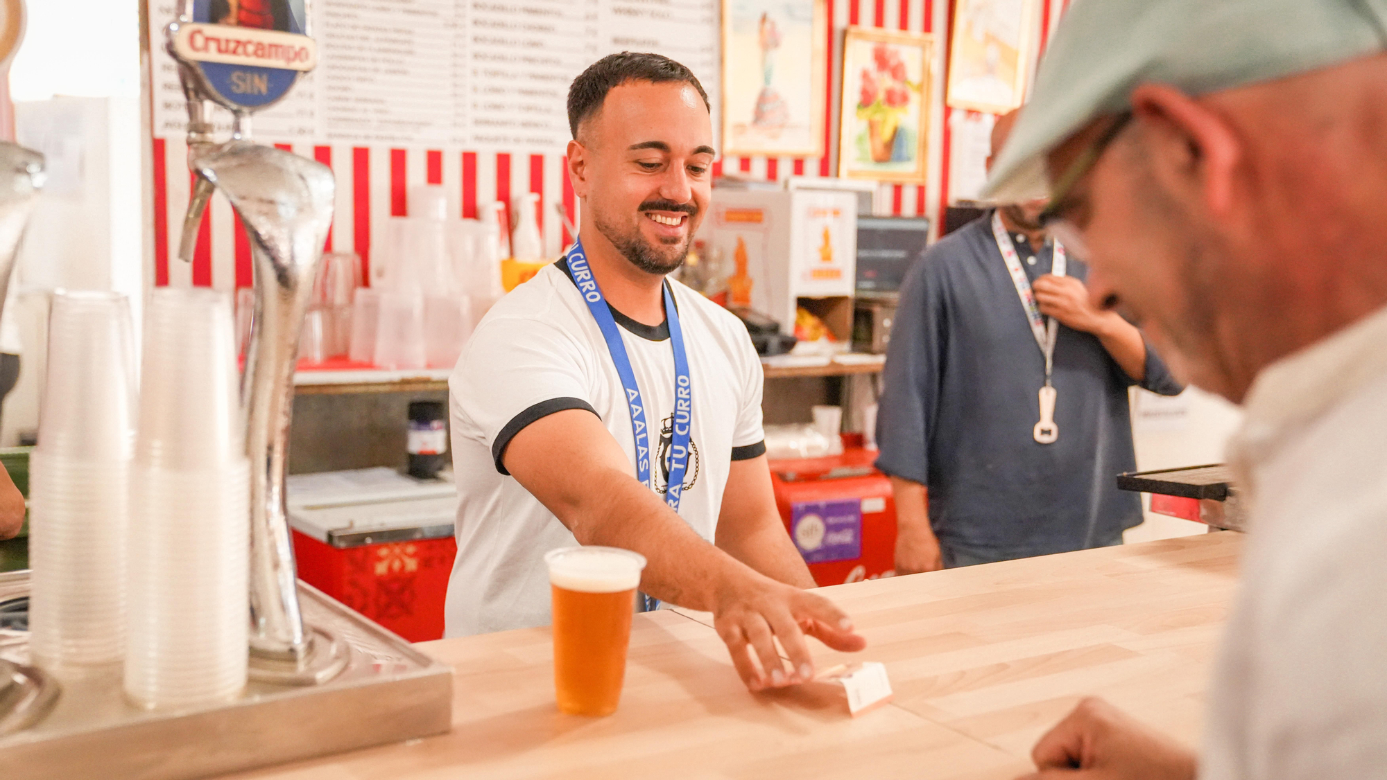 Comidas de empresas y amigos en la Feria de Córdoba