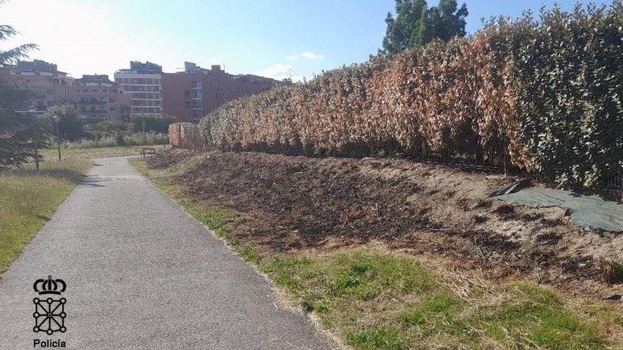 Investigado un vecino de Pamplona por causar una decena de incendios