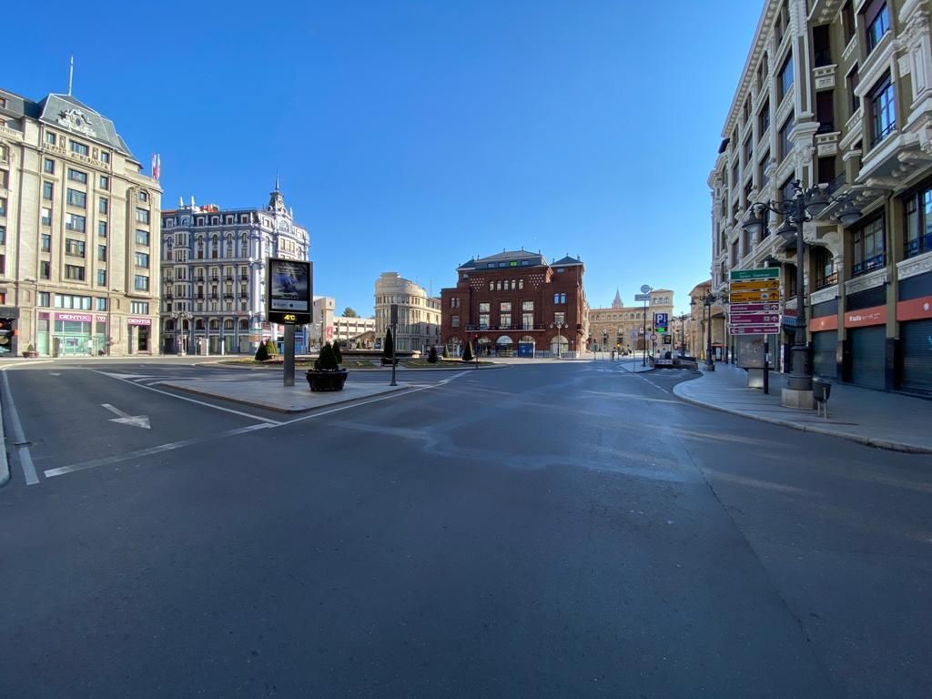 Plaza de Santo Domingo de León.