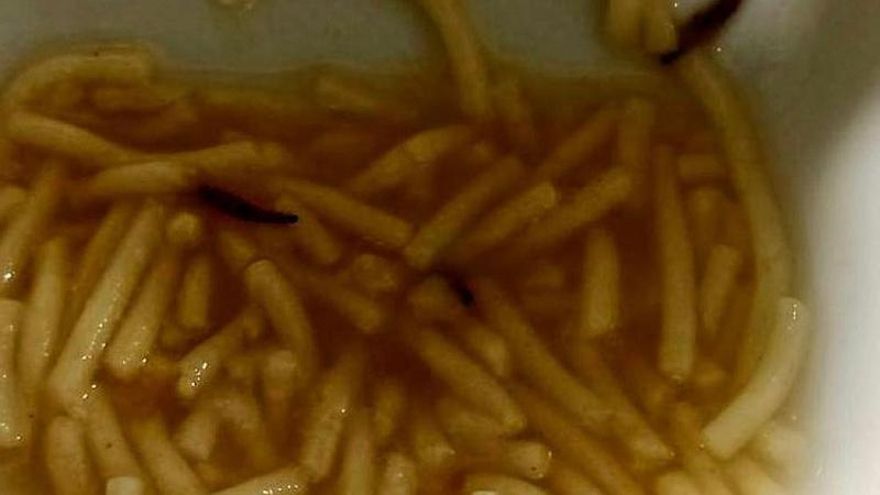 El Hospital de León abre expediente a Serunión por una aparición de gusanos en la sopa que ve "inaceptable"