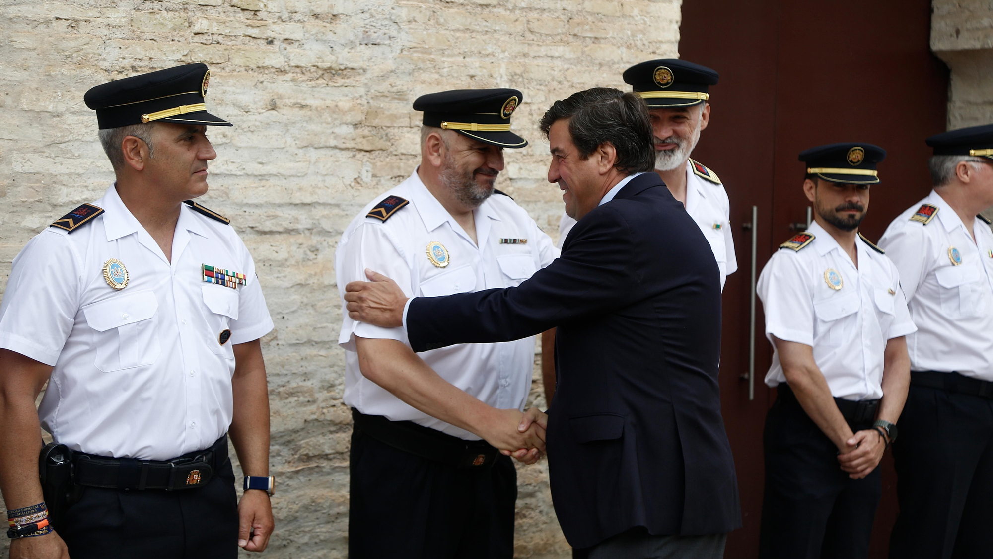 Toma de posesión del nuevo intendente mayor de la Jefatura de la Policía Local