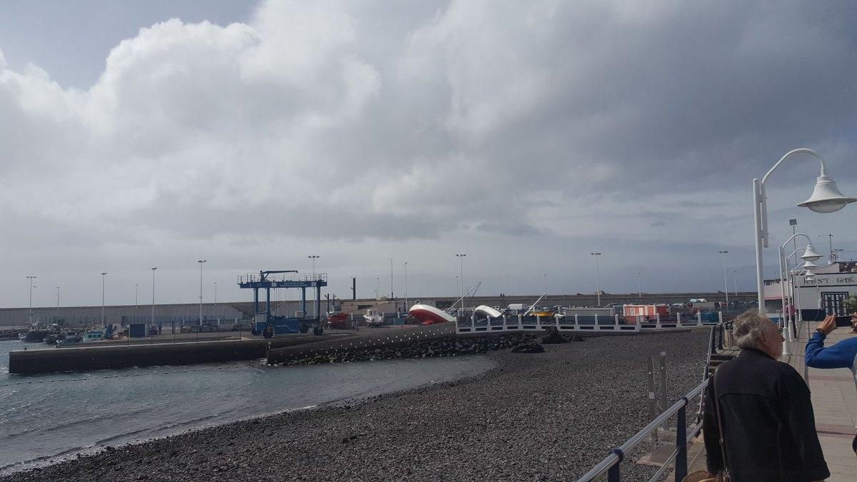 Temporal en el Puerto de Las Nieves, Agaete
