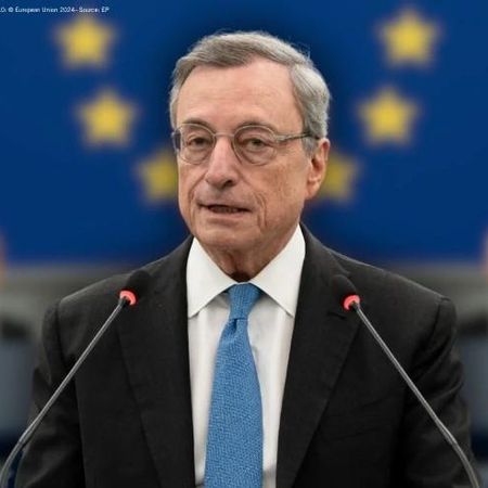 El político Mario Draghi, premio Princesa de Asturias de Cooperación Internacional.