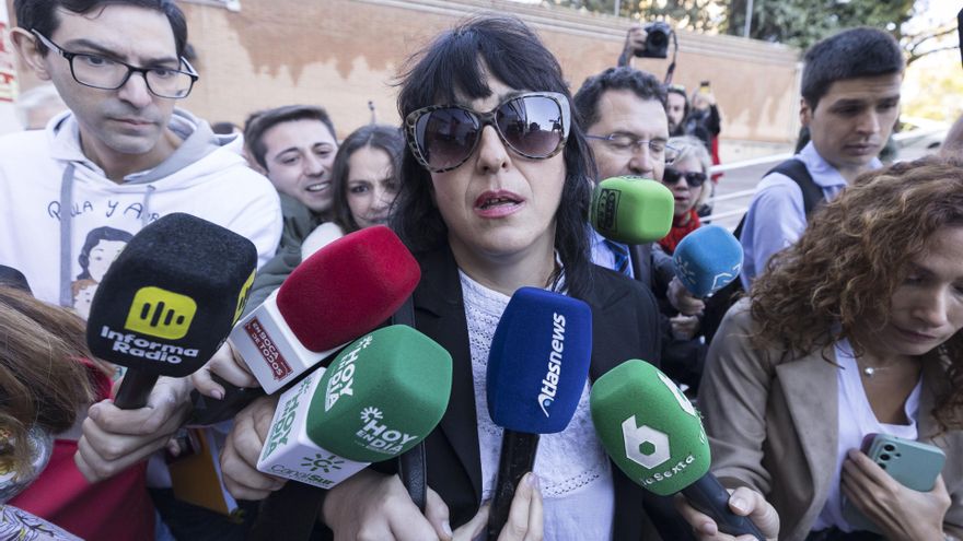 Juana Rivas el pasado 30 de octubre de 2025 en los juzgados de Granada
