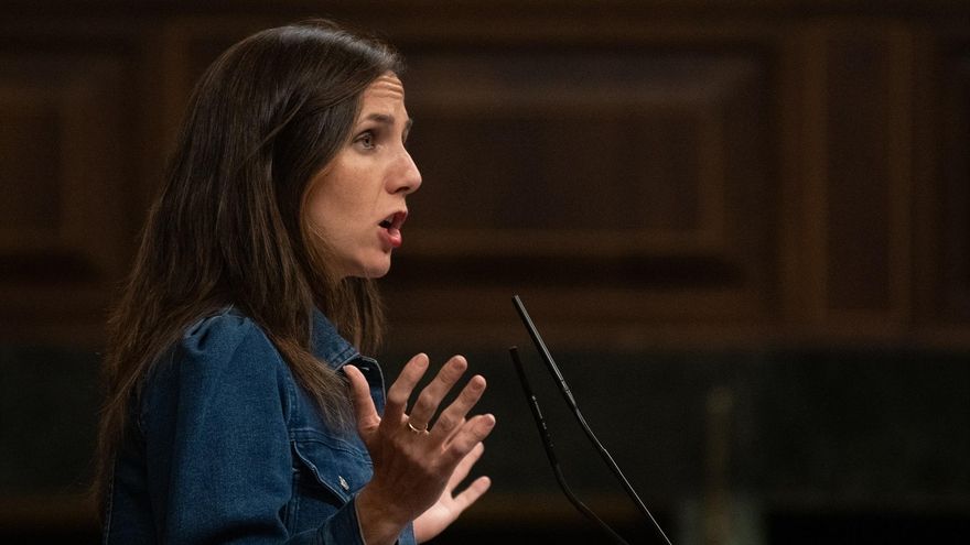 La secretaria general de Podemos, Ione Belarra, interviene durante una sesión plenaria en el Congreso de los Diputados, a 29 de septiembre de 2026, en Madrid (España). Fernando Sánchez / Europa Press