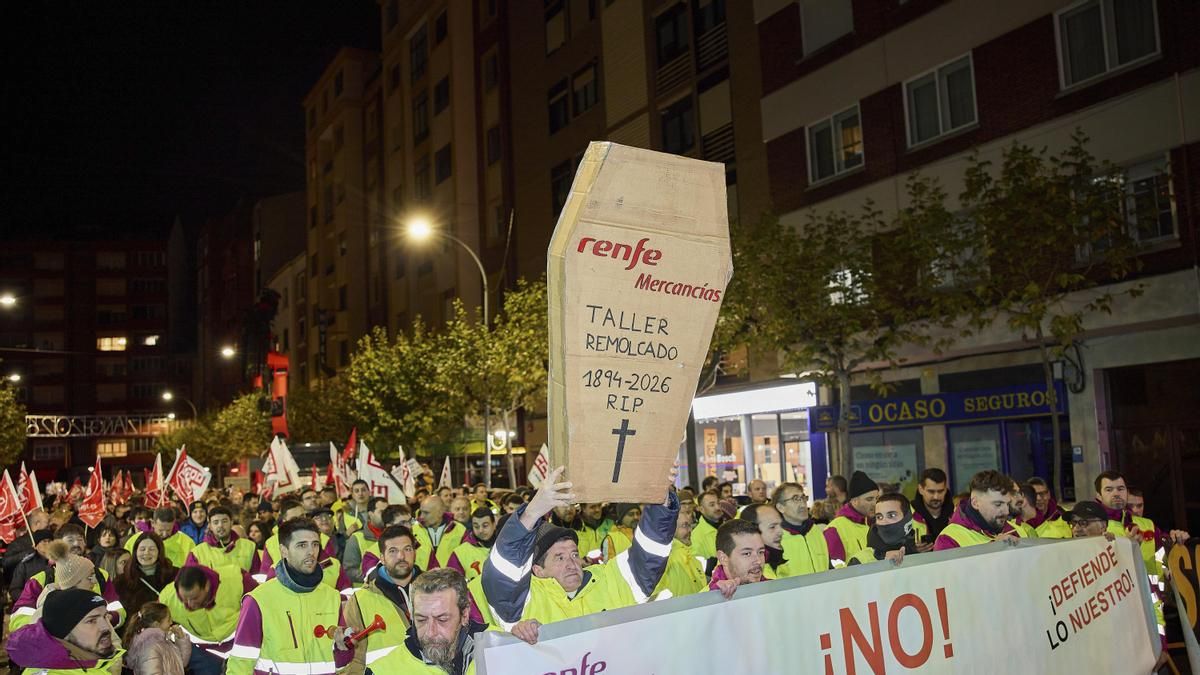 Renfe mantiene la cifra de trabajadores de sus talleres en Miranda de Ebro