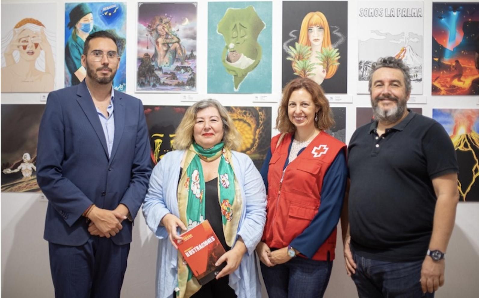Inauguración de la exposición de cómics en Los Llanos de Aridane.
