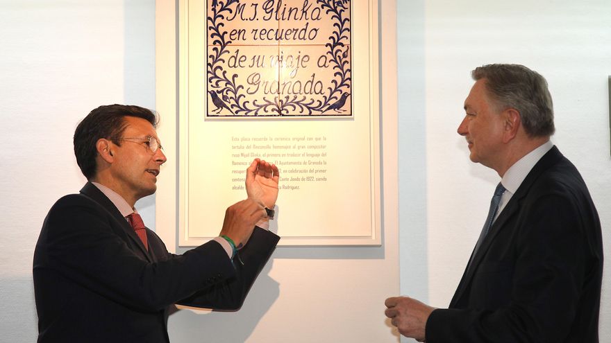 Recuperan la placa del compositor ruso Glinka por su contribución al flamenco