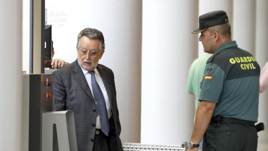 Alfonso Grau, a su entrada a la Ciudad de la Justicia.