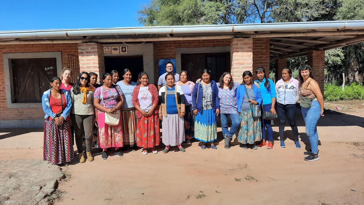 La mayoría de centros Nanum —estaciones de conexión digital— fueron implementados en locales comunales liderados por mujeres del Gran Chaco. Foto: cortesía Fundación Gran Chaco