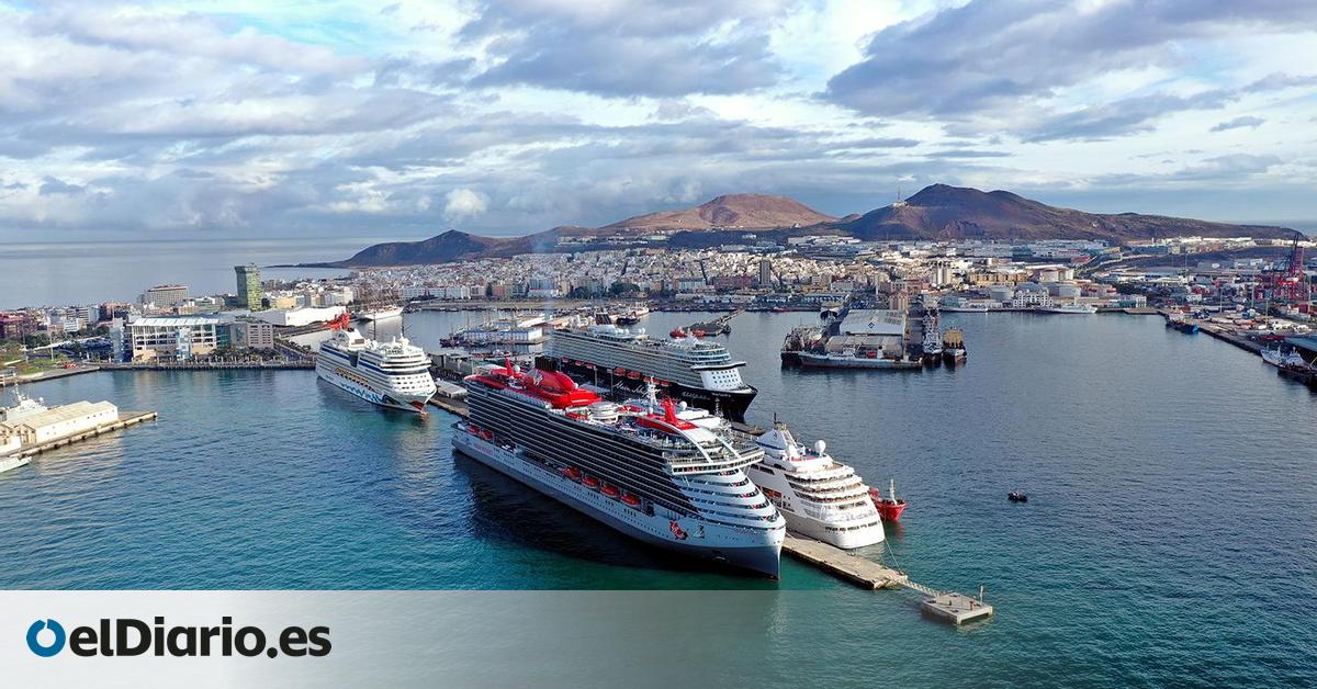 El tráfico en los puertos de Las Palmas crece un 16% y aumentan un 40,6% los cruceros