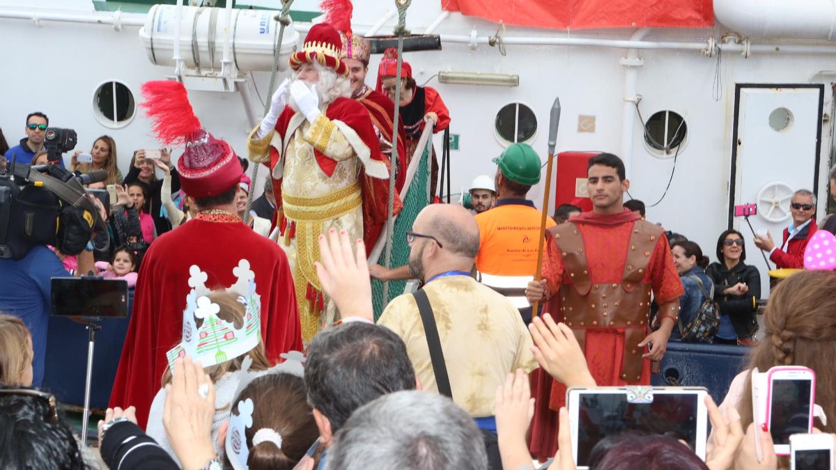 Los Reyes Magos llegan a Las Palmas de Gran Canaria