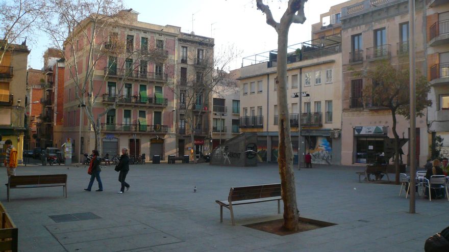 Aquí está es la verdadera Plaza del Diamante en la que se basa la novela de Mercè Rodoreda