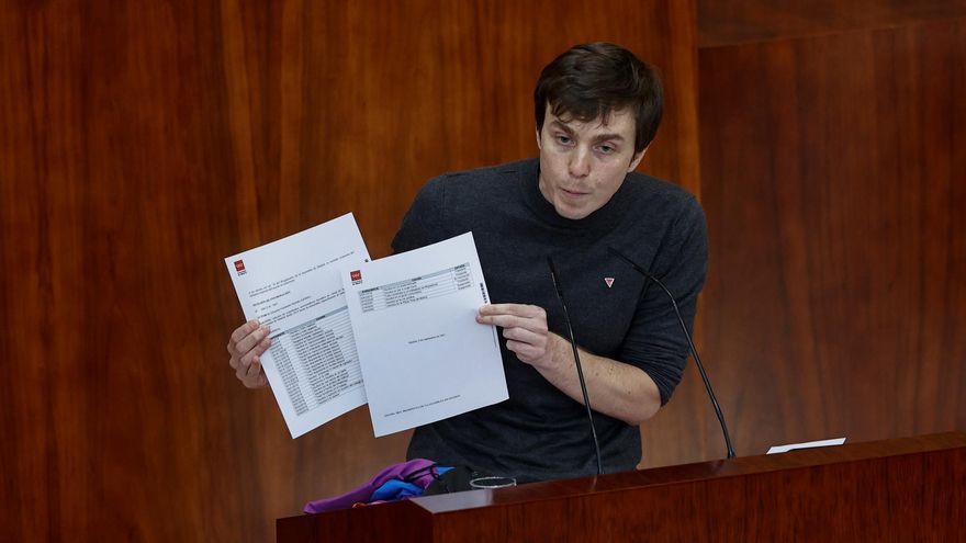 El diputado de Más Madrid Eduardo Fernández Rubiño.