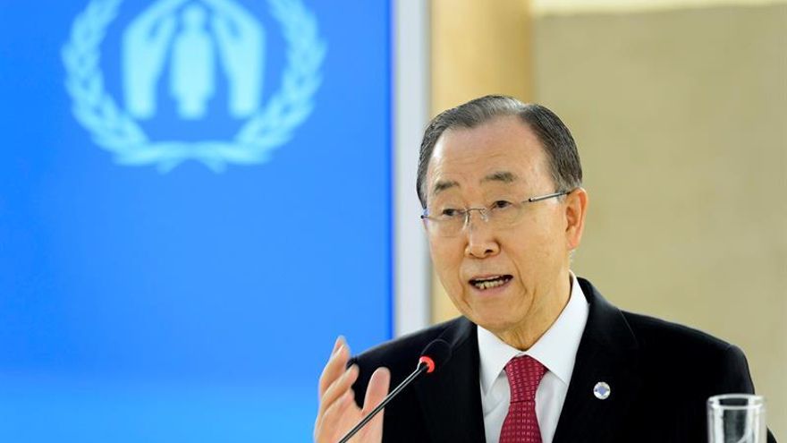 Ban ki-moon sale al paso de declaraciones xenófobas de Trump