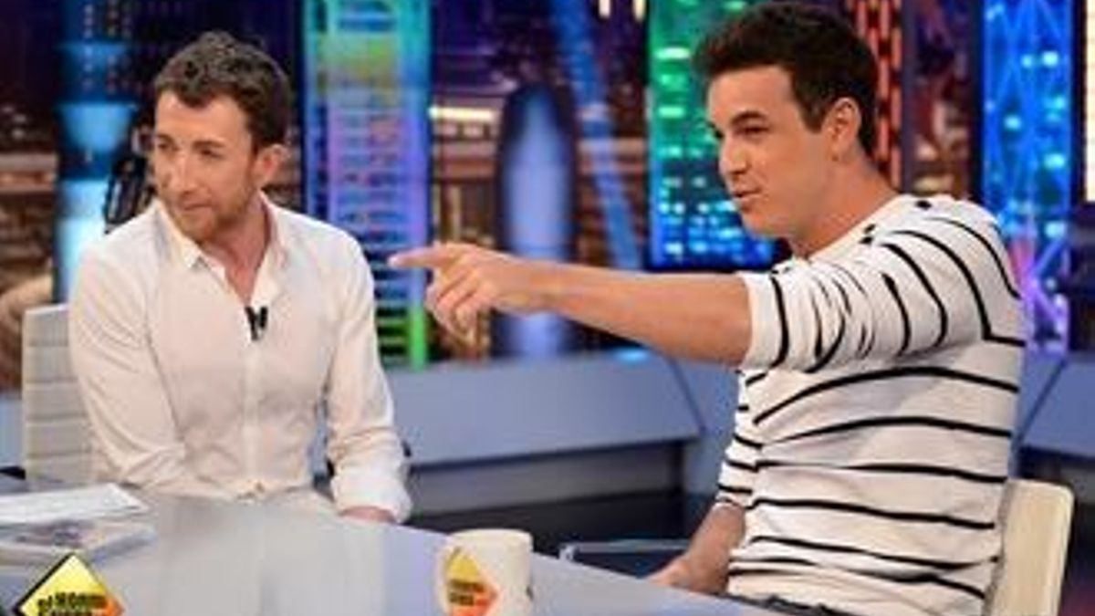 Mario Casas deja un mensaje a Berta Vázquez en 'El Hormiguero'
