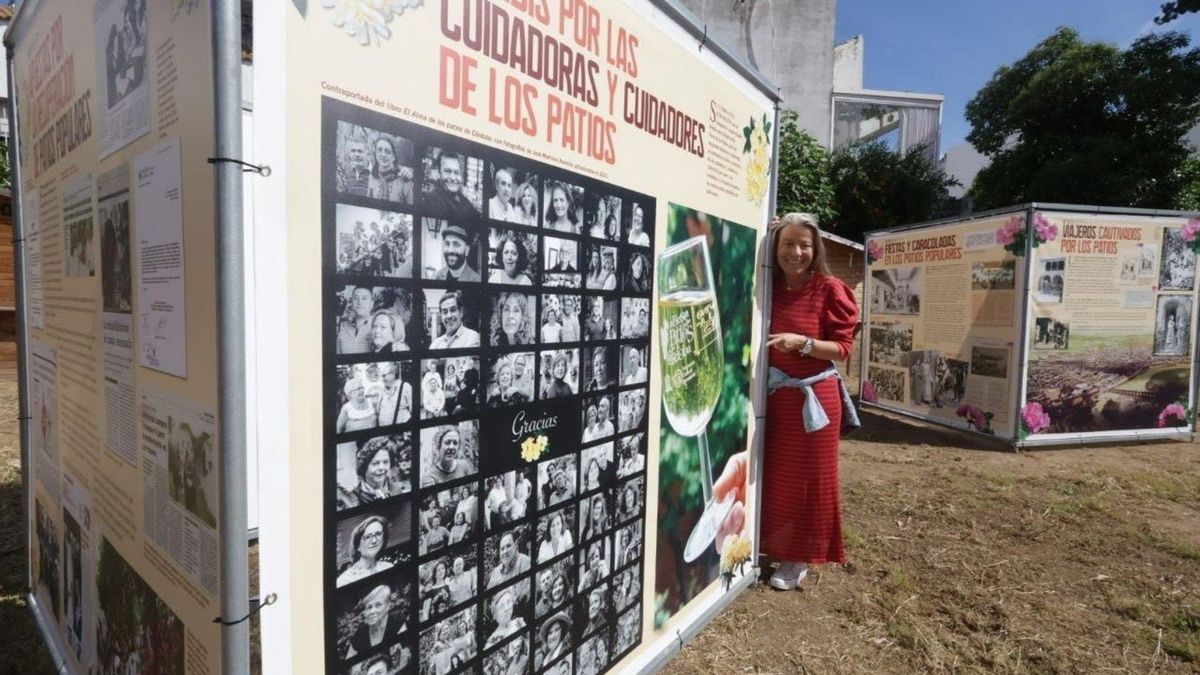 La exposición 'Córdoba es patio' recorre la historia de esta fiesta y rinde homenaje a los cuidadores