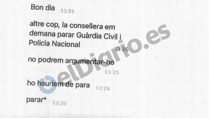 Los whatsapps que incriminan a la exconsellera de Salud por el retraso en vacunar a policías: "Tendríamos que parar"