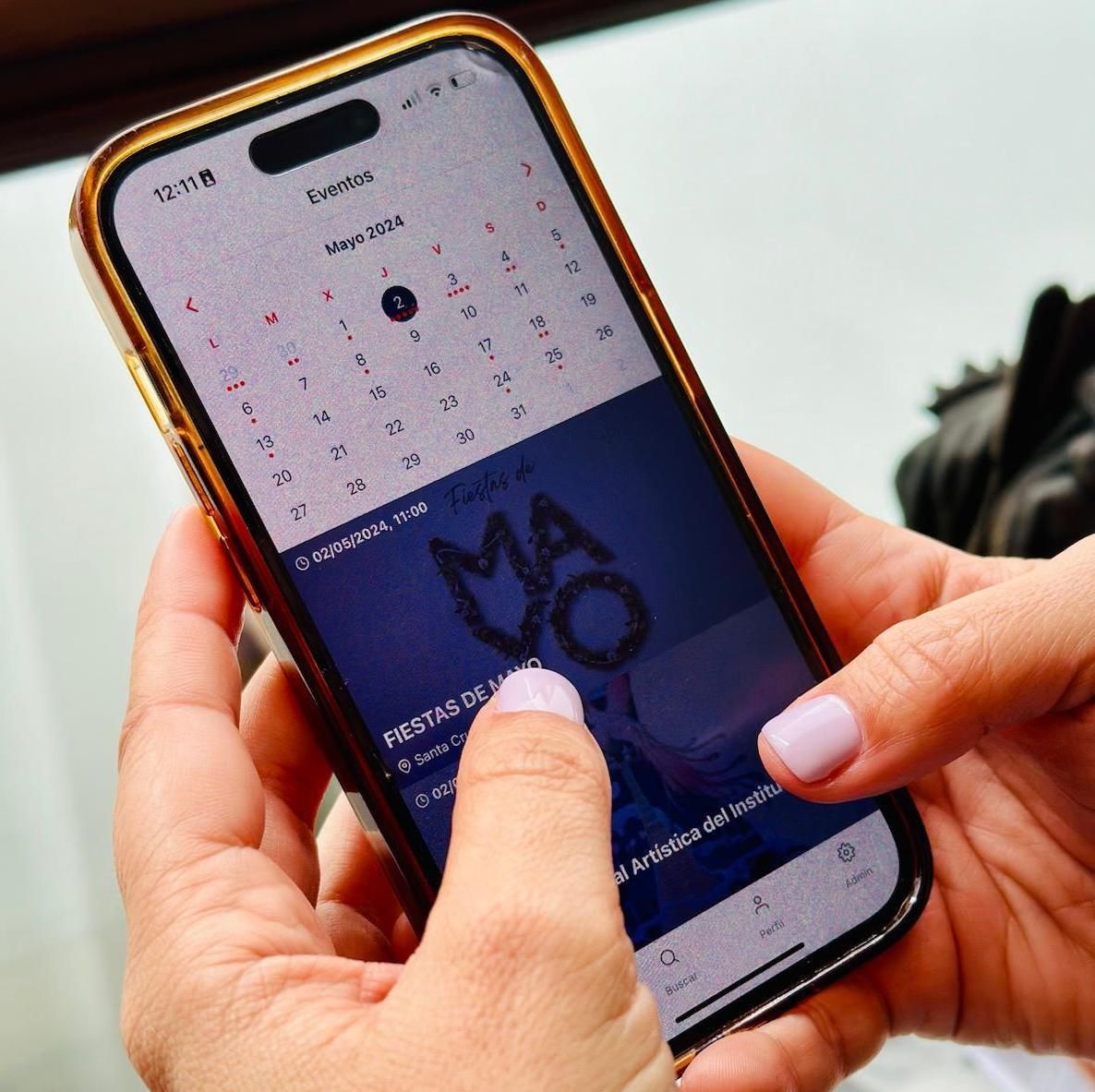 Más de 1.000 personas descargan la aplicación móvil ‘Eventos Santa Cruz de La Palma’.