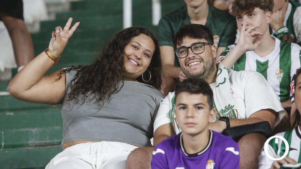 Grada Blanquiverde del Córdoba CF - Racing de Santander