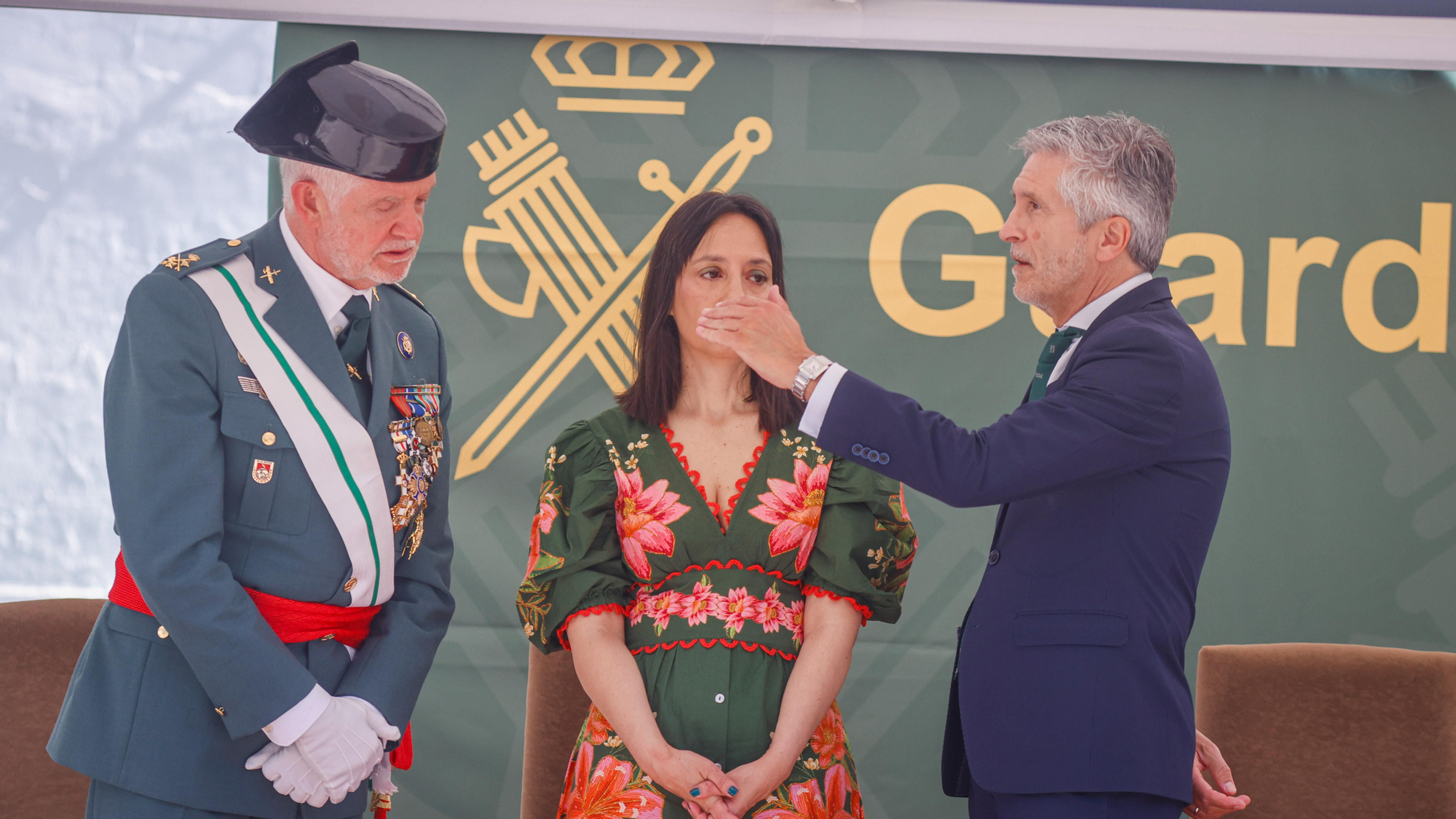El ministro del Interior, Fernando Grande-Marlaska asiste al acto de conmemoración del 182º aniversario de la Guardia Civil